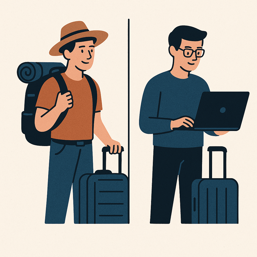 Perpetual Traveler vs. Hybrid Nomad